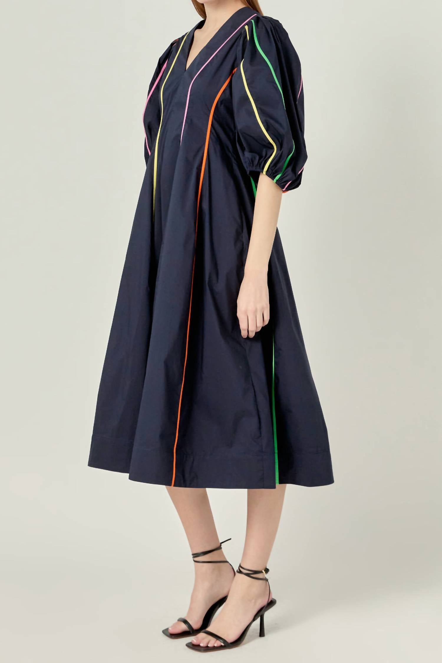 English Factory - Over The Rainbow Midi Dress