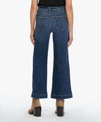 Kut From The Kloth - Meg High Rise Wide Leg Cropped Jeans