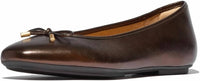 Fitflop - Women's Delicato Bow Soft Leather Ballet Flats