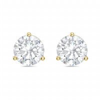 Diana M Jewels - 2.00 Cts Lab Grown Round Diamond Stud Earrings