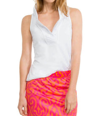Gretchen Scott - Jersey Sleeveless Ruffneck Top