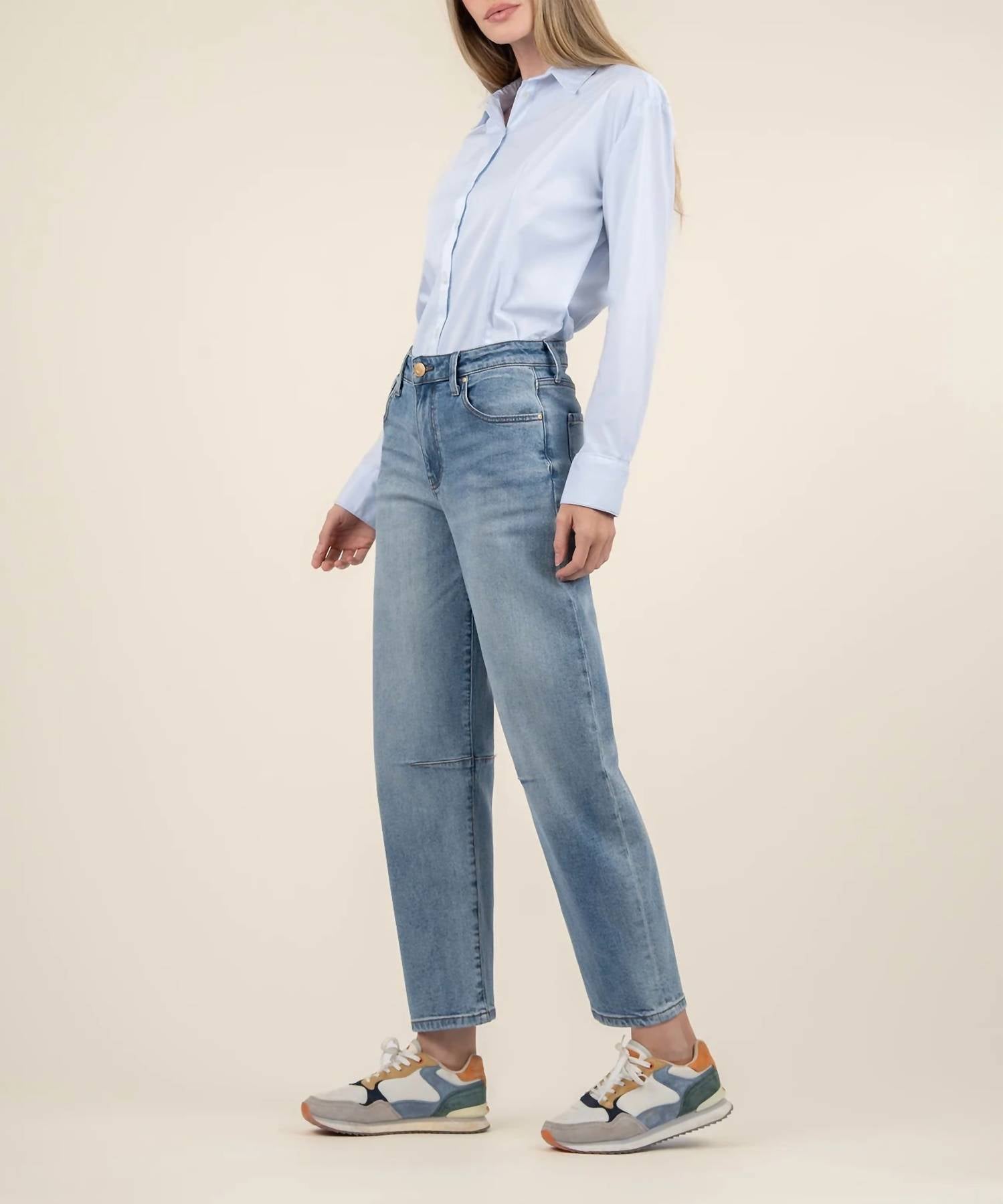 Kut From The Kloth - Ashley High Rise Barrel Slouchy Jeans