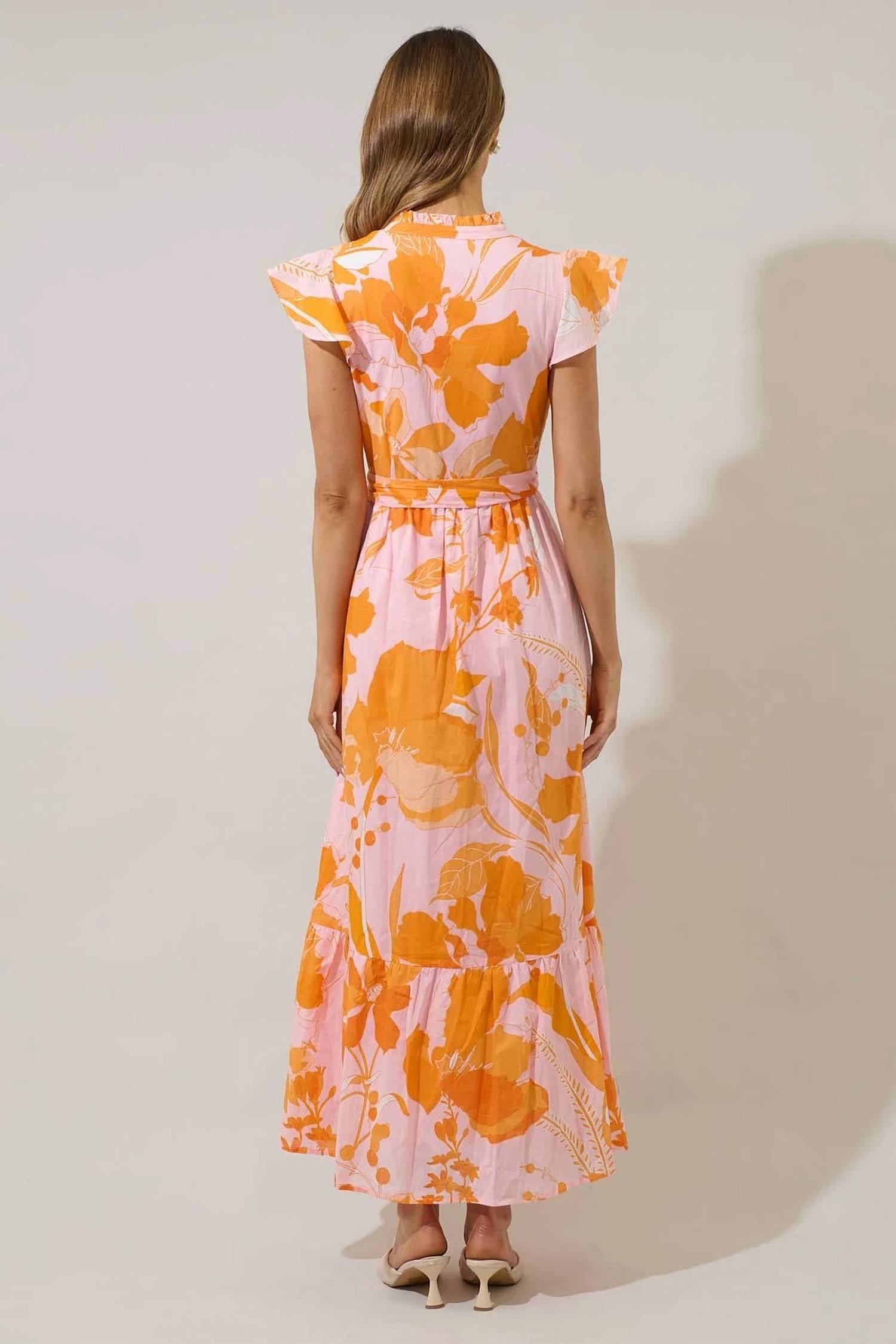 Sugarlips - Riah Button Down Maxi Dress