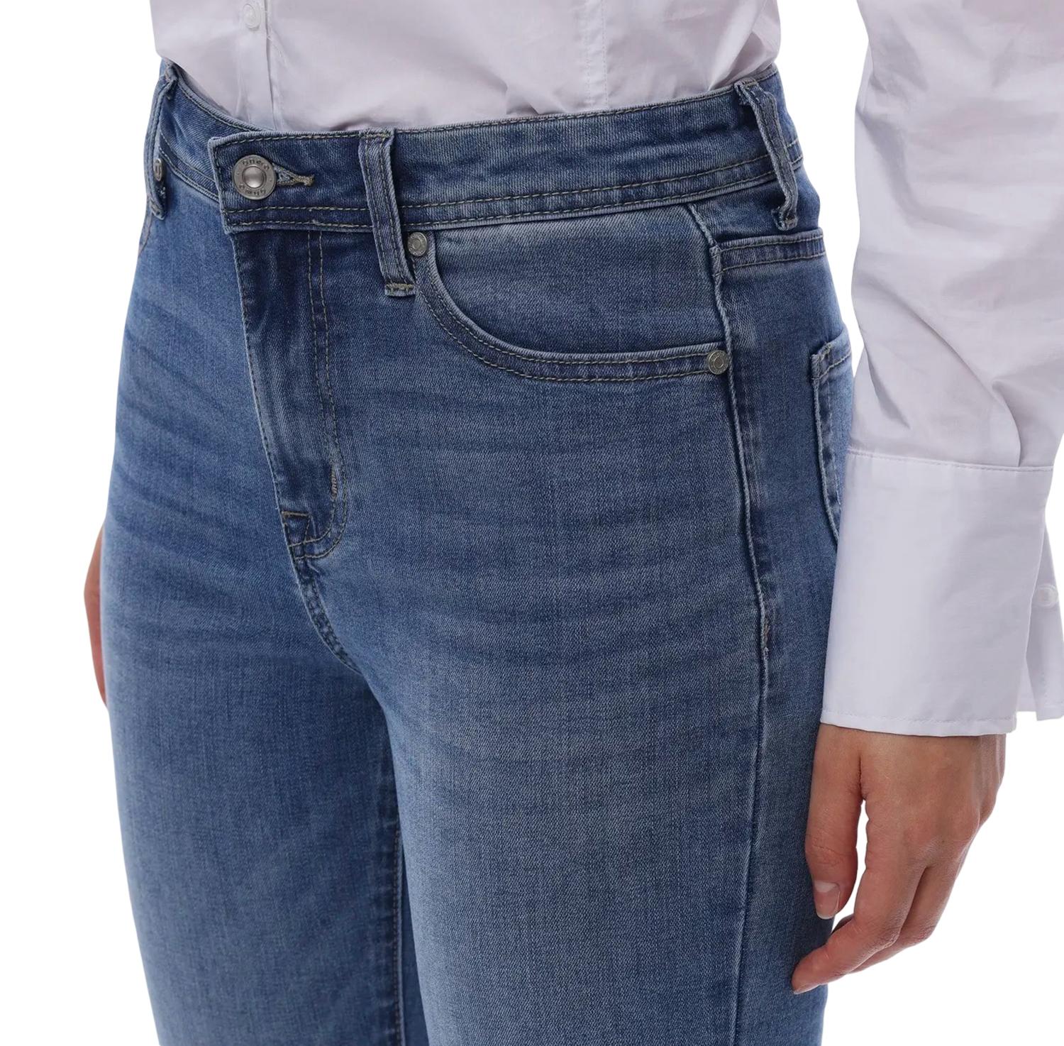 Oat New York - Women's Mid Rise Bootcut Slim Flare Ankle Jeans