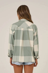 Salty Crew - Nomad Flannel Long Sleeve Button Down Shirt
