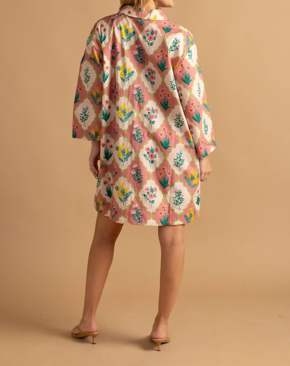 Double A Colette Dress in rose blossom - women's dress - alternate view