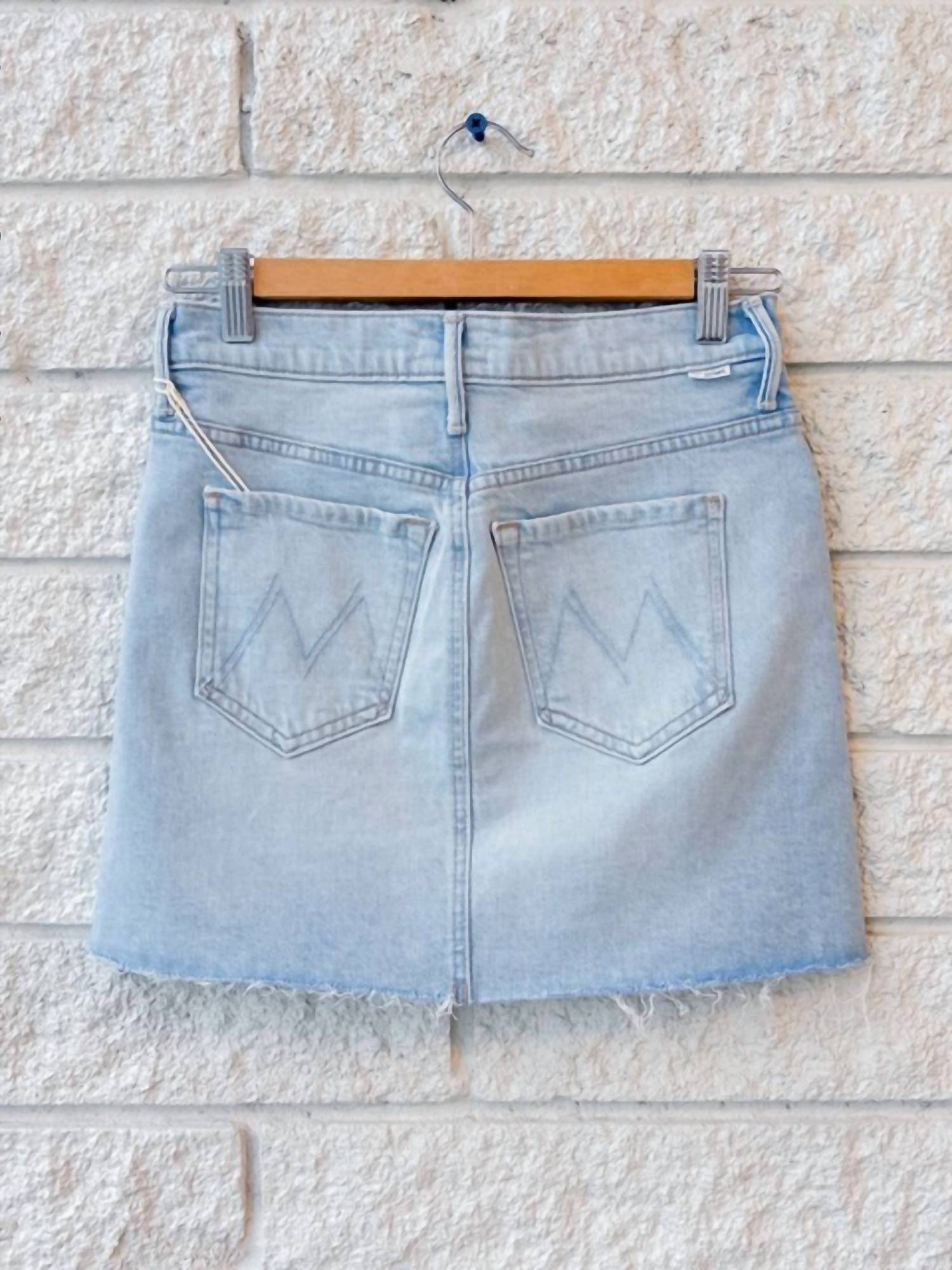 Mother - Vagabond Mini Fray Skirt