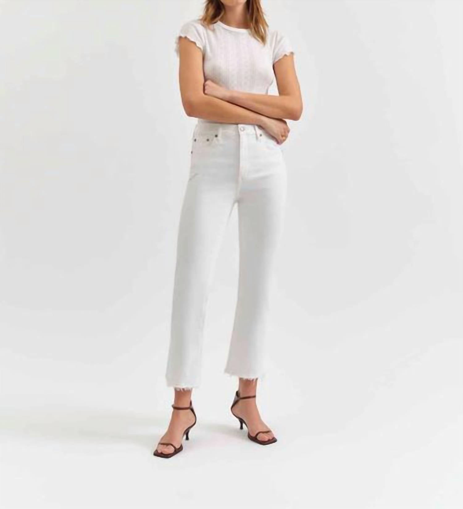 Daze - Shy Girl Crop Flare Jeans