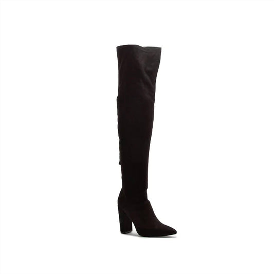 Women's Over the Knee Stretch Faux Suede Boots