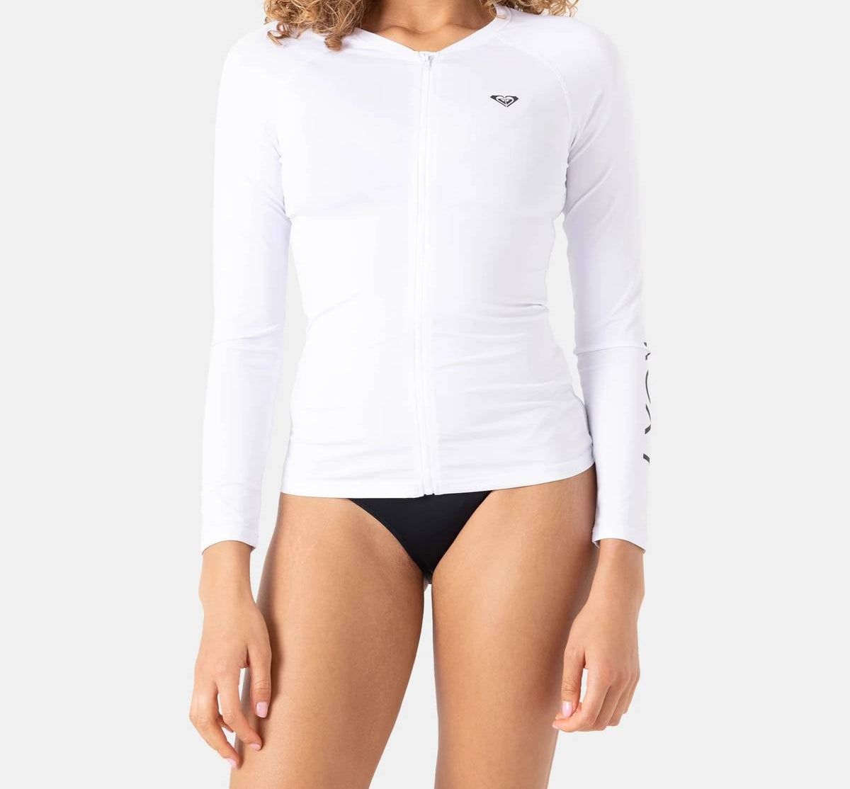 Roxy - New Essentials Long Sleeve Zip Rashguard