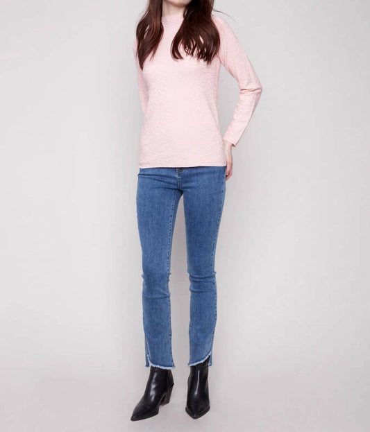 Charlie B - Long Sleeve Textured Sweater