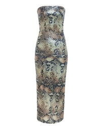 Le Superbe - Glossy Snake Tube Dress