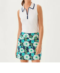 Lilly Pulitzer - Upf 50+ Frida Half Zip Sleeveless Polo Shirt