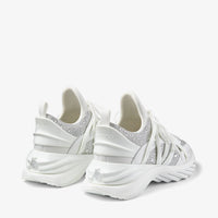 JIMMY CHOO Men's Cosmos Crystal Embellished Low Top Sneakers in white - men's sneaker - alternate view