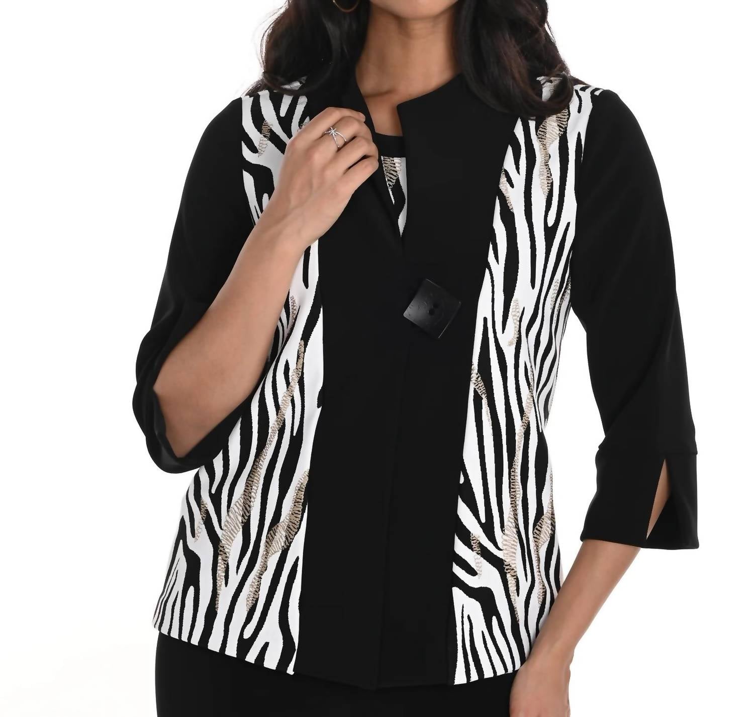 Frank Lyman - Formal Animal Print Blazer