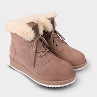 Lamo - Women's Lace-up Suede Demi Boots