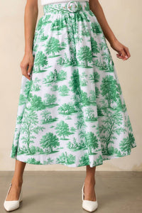 Prosperina - Thena Belted Midi Skirt