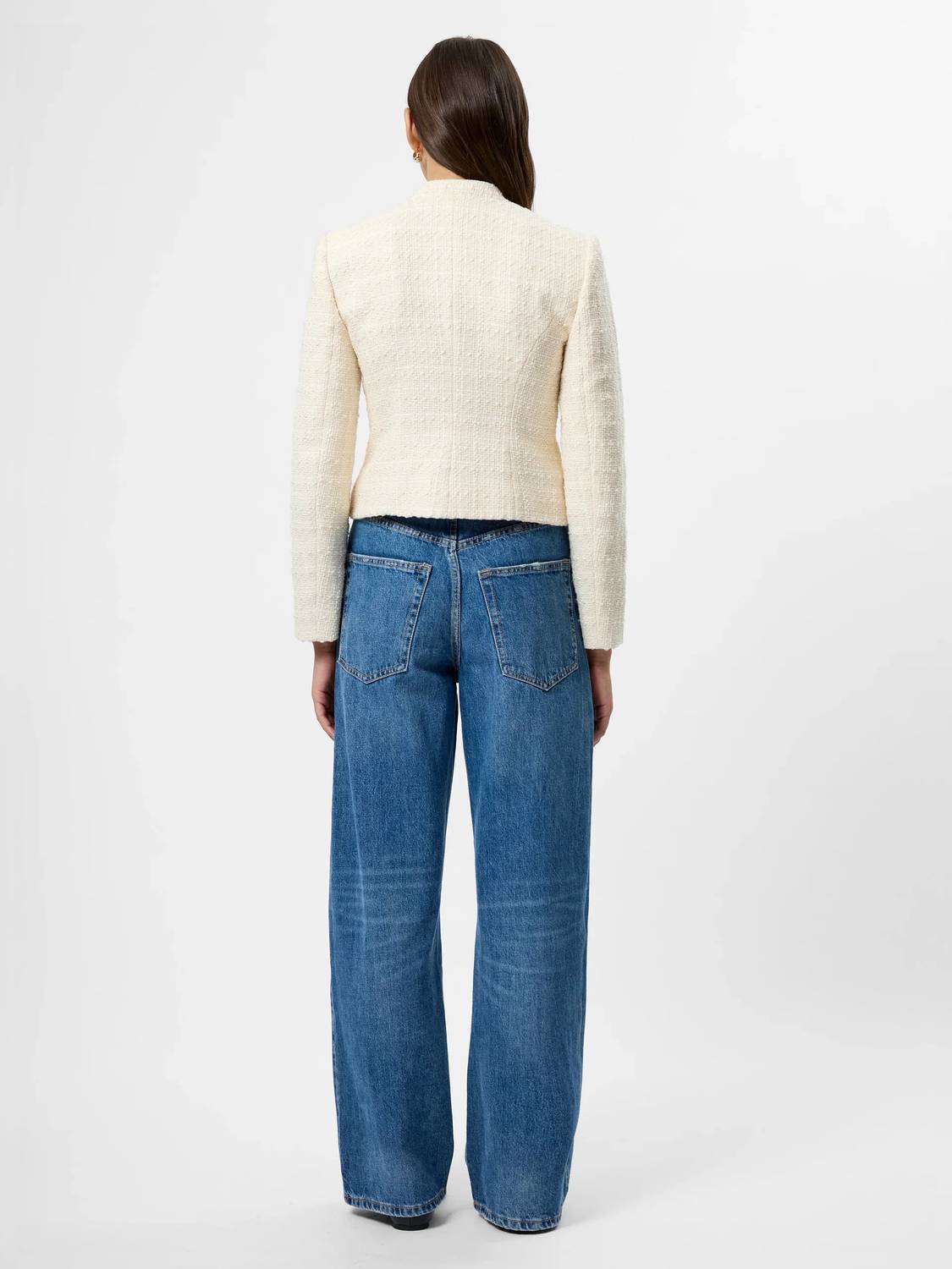 French Connection - Structured Tweed Slim Fit Jacket