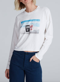 Askk Ny - Cropped Long Sleeve Tee