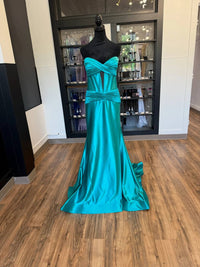 Sherri Hill - Women's Strapless Corset Fitted Dress
