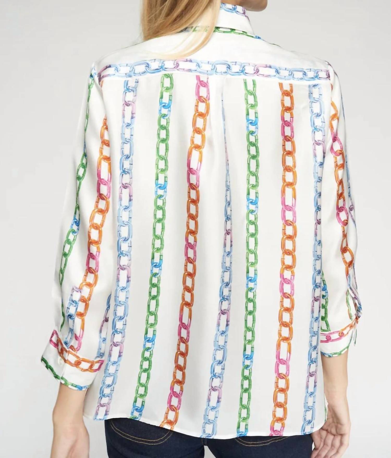 Vilagallo - Chain Print Shirt