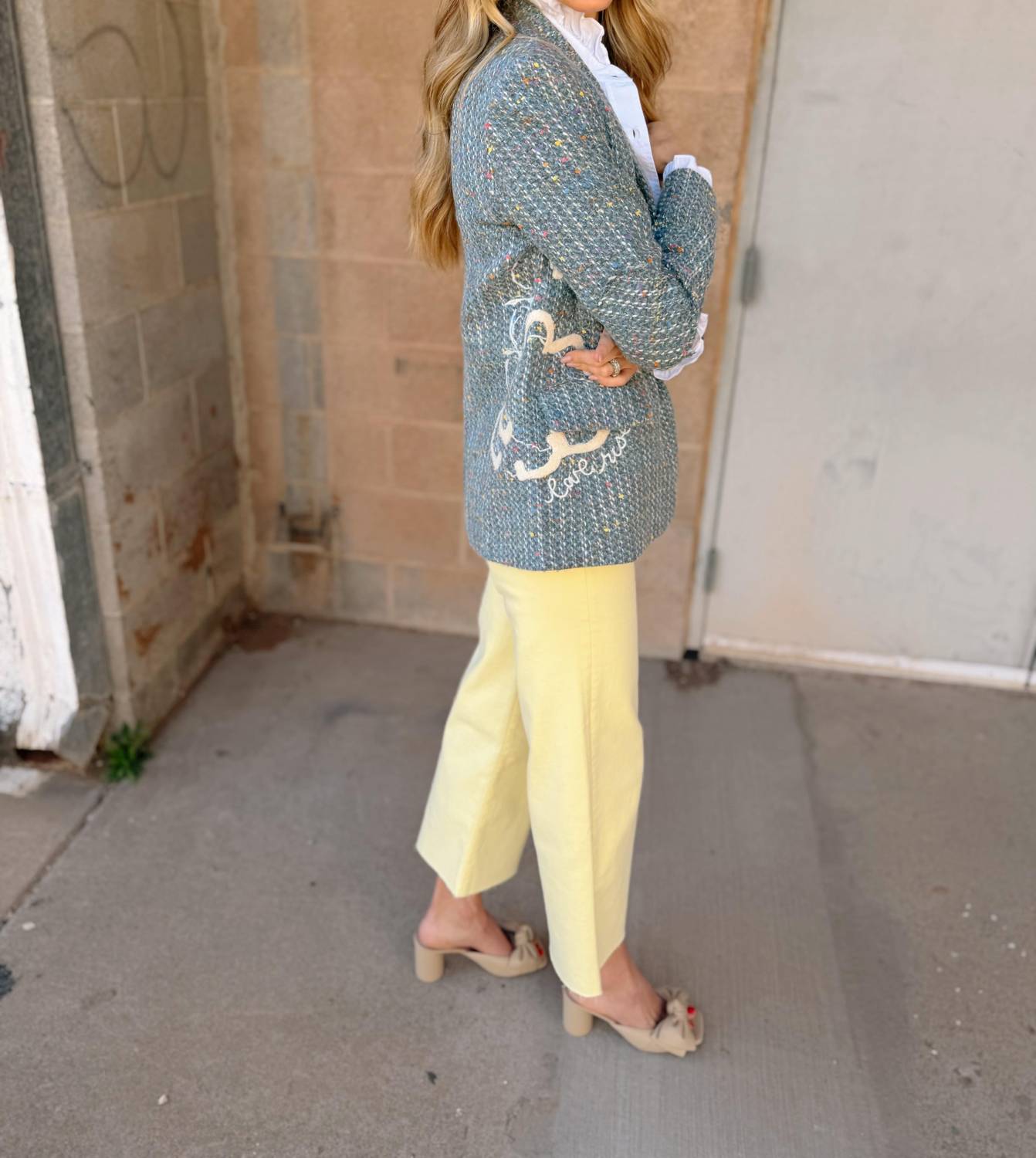 KERRI ROSENTHAL Workday Love Rises Blazer in multi - women's jacket - view 6