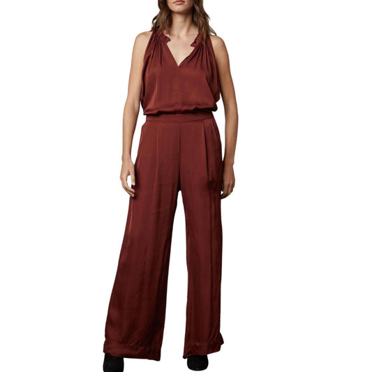 Velvet By Graham & Spencer - Livi Satin Wide Leg Pant