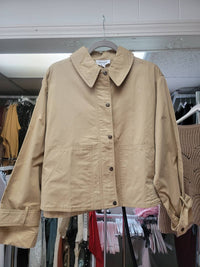 Ee:Some - Women's Cropped Trench Jacket