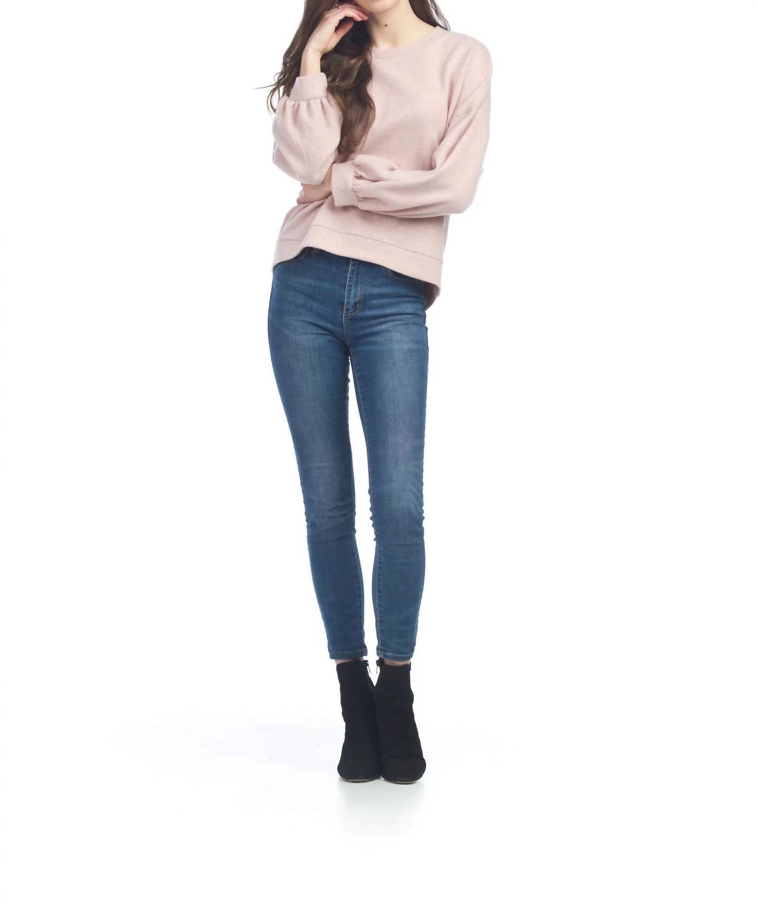 Papillon - Lurex Infused Dolman Sleeve Top