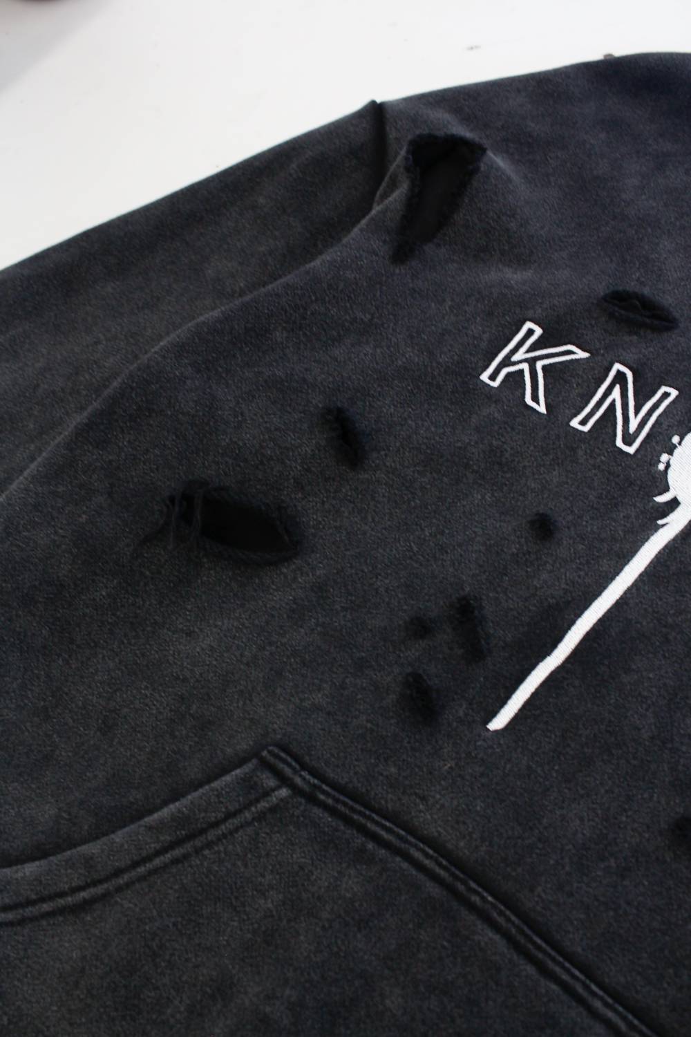 Knotwtr - Men's Distressed Hoodie