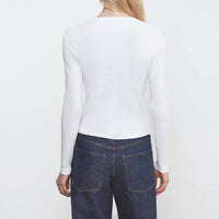 Enza Costa - Classic V-neck Cardigan