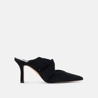 Dolce Vita Women's Kelsy Heels in onyx suede - women's heels - detail view