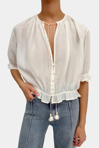 Rodebjer - Perla Plissé Blouse