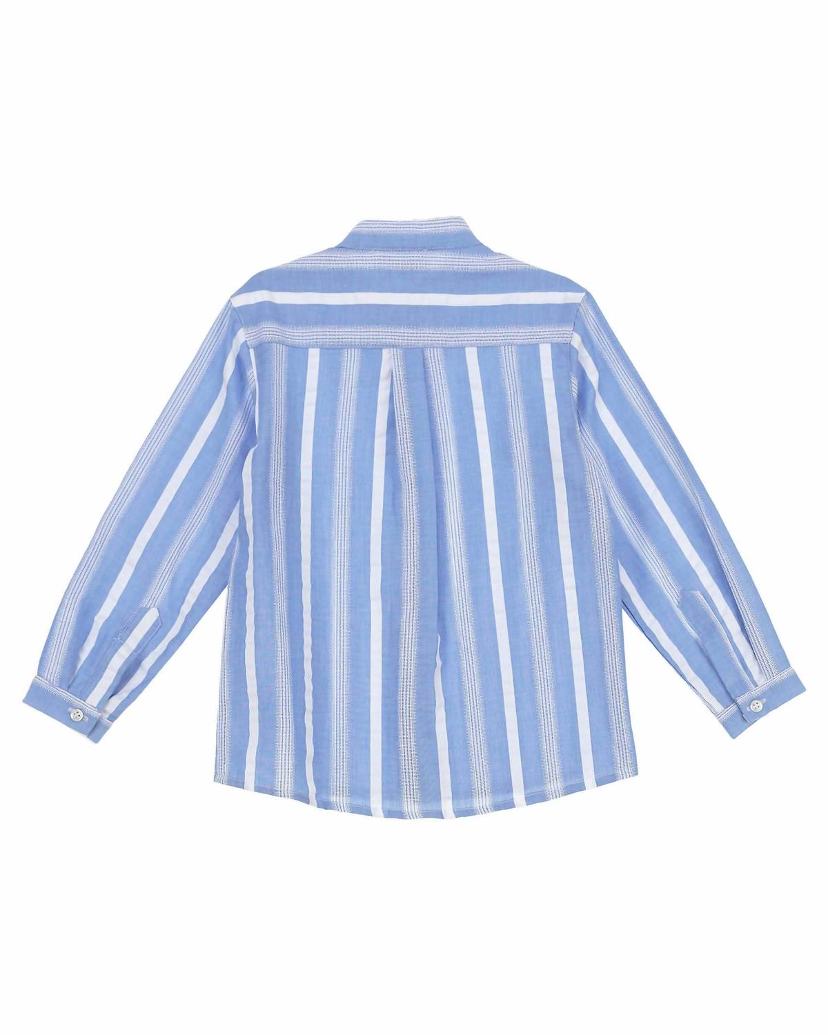 Tartaleta Boy's Pekin Striped Shorts Set in blue - item - view 6