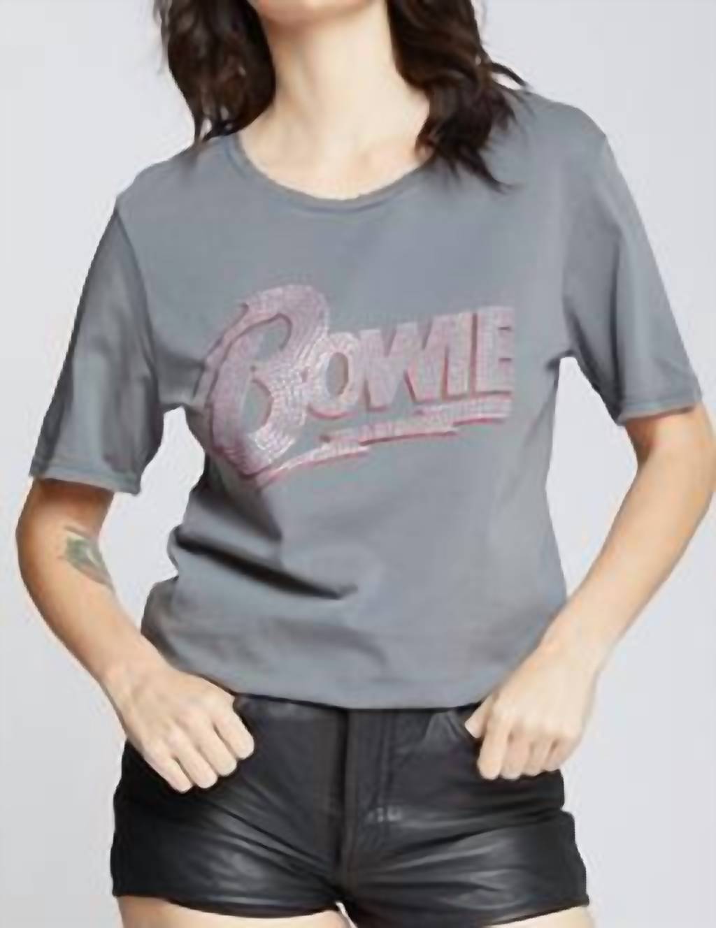 Recycled Karma - Bowie Pink Stud Tee