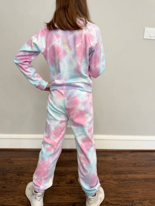 Flowers By Zoe - Girl's Tie-dye Joggers