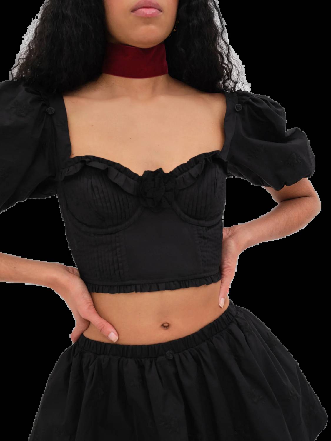 For Love & Lemons - Maye Crop Top