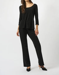 Joseph Ribkoff - Scoop Neck 3/4 Sleeve Relaxed Top