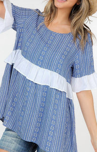 Shop Basic - Cotton Printed Top