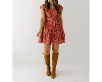 Joy Joy - Pin Tuck Edged Mini Dress
