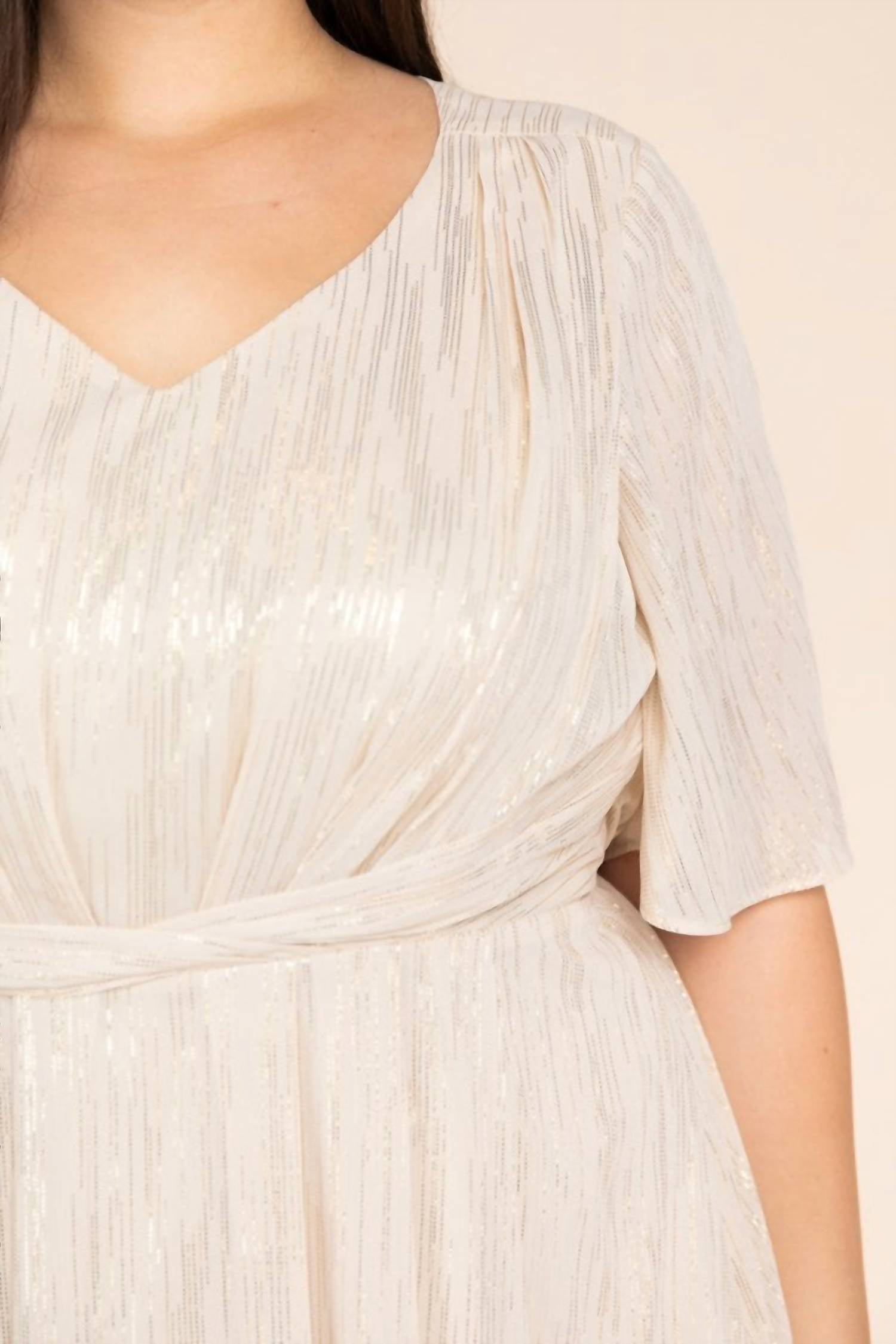 Gilli - Metallic Dress - Plus