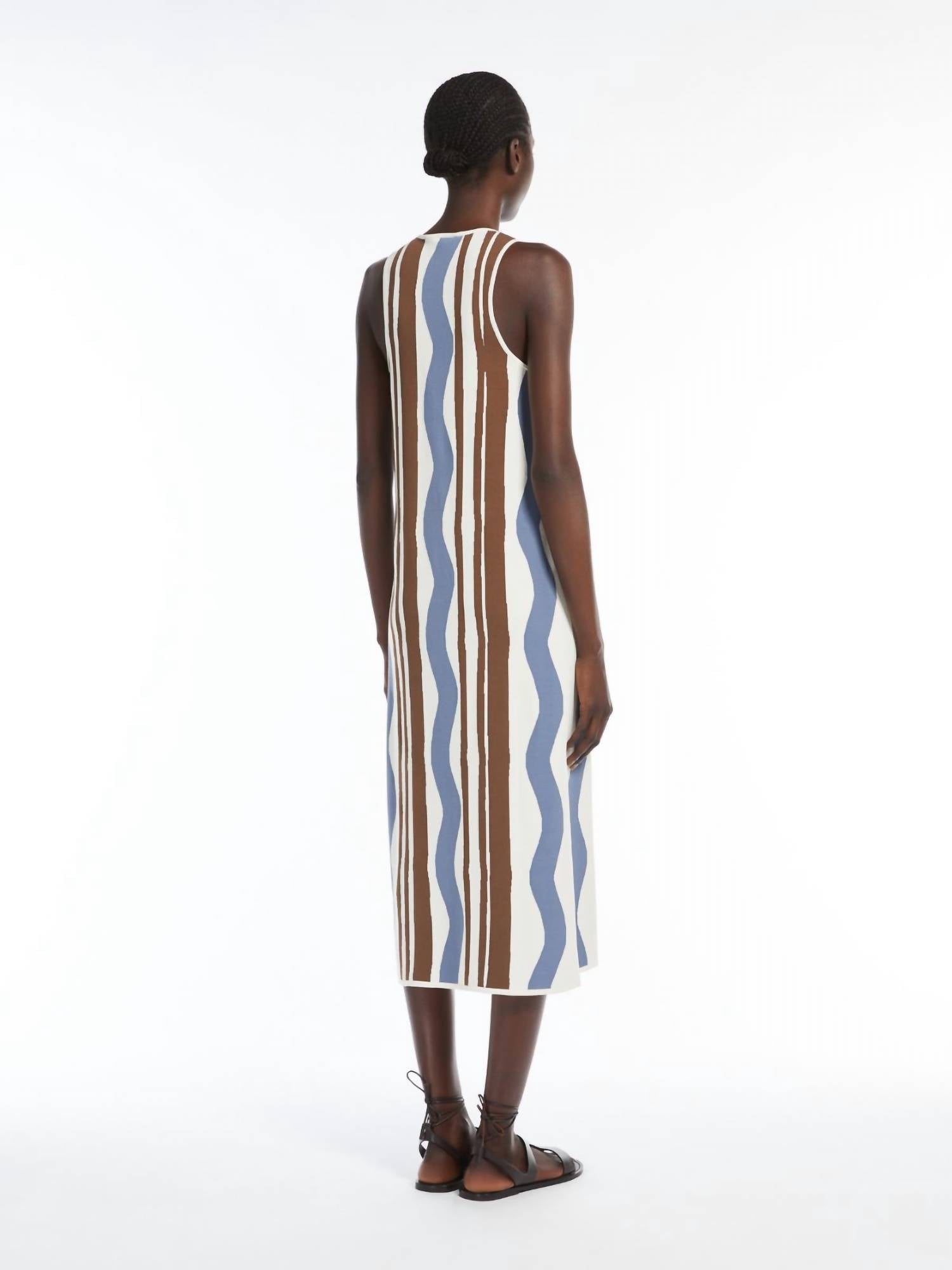 Weekend Max Mara - Patterned Viscose Yarn Dress
