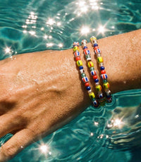 Marlyn Schiff - Women's Glass Bead Wrap Bracelet