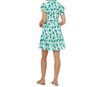 Oliphant - Ruffle Collar Button Mini Dress