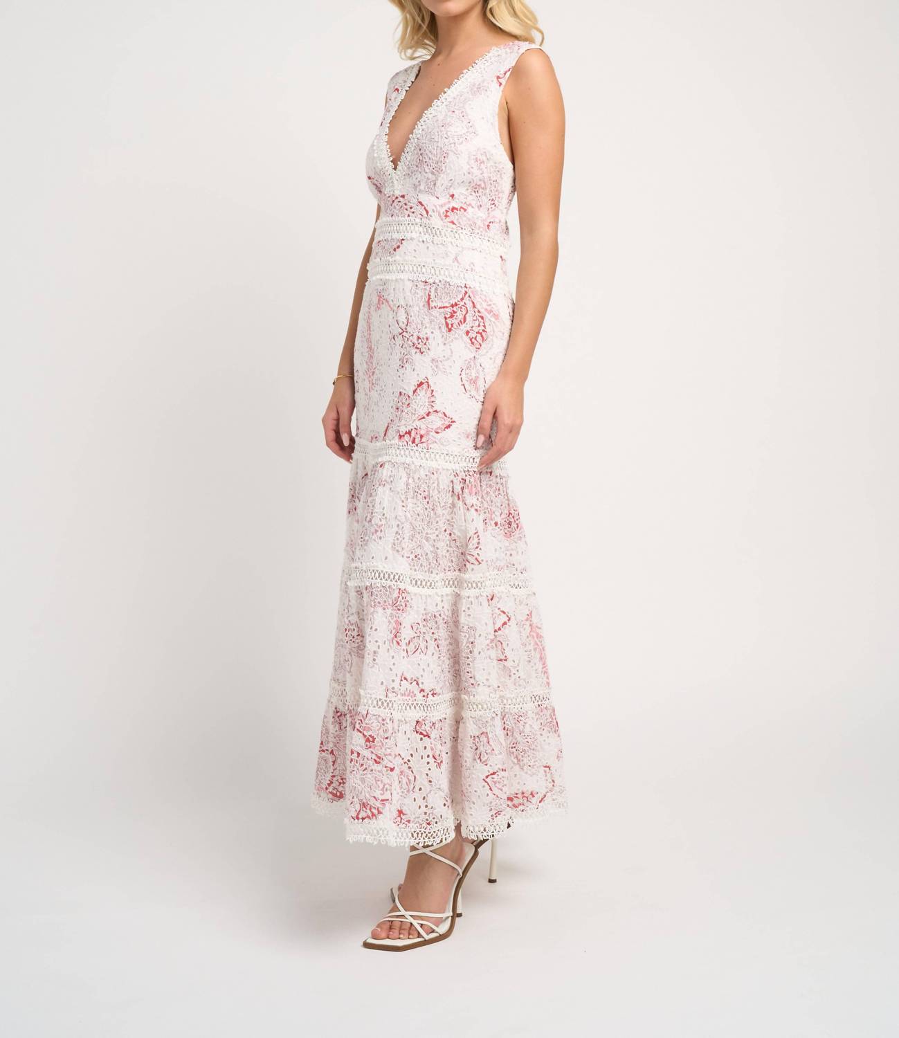 Guadalupe Design - Naina V-neck Long Dress
