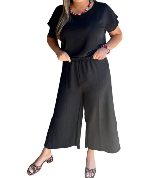 Meet Me In Santorini - Wide Leg Pant