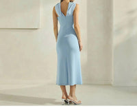 Able - Twist Neck Maxi Dress
