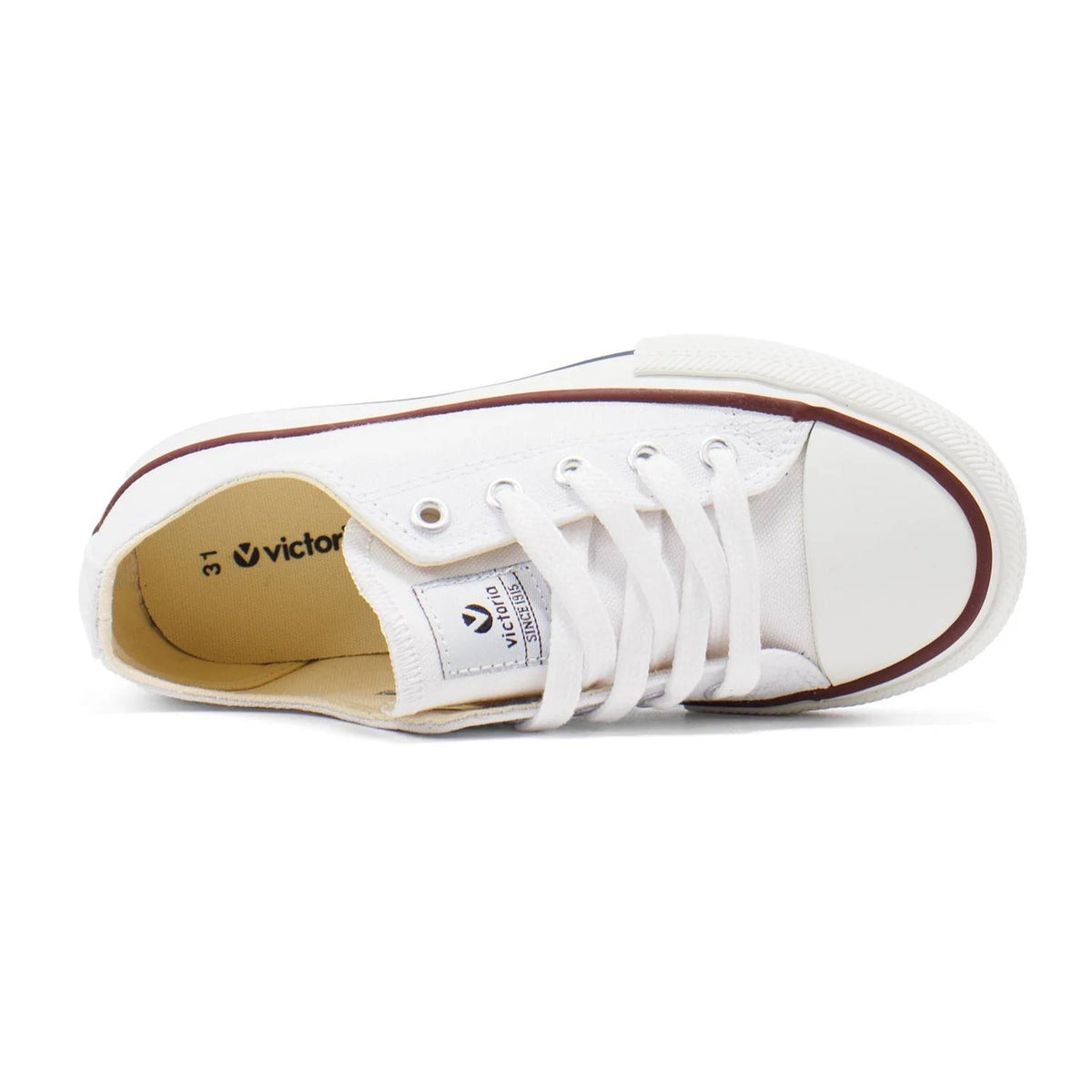 Victoria - Boy's Tribu Canvas Low Top Lace-up Sneakers