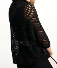 Joseph Ribkoff - 1/4 Zip Textured Top