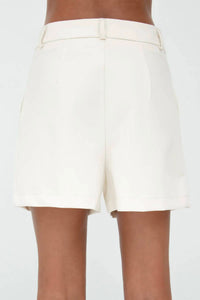 Bsl - High-waisted Pleated Shorts
